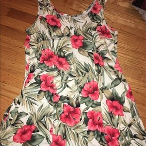 floral hawaiian dress